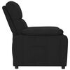 vidaXL Recliner Chair Black Fabric