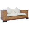 vidaXL Sofa | Brown, Cream