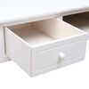 vidaXL Writing Desk White 110x45x76 cm Wood