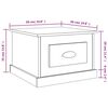 vidaXL Coffee Table White 50x50x35 cm Engineered Wood