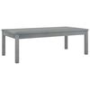 vidaXL Garden Coffee Table | Grey | Solid acacia wood | 100x50x33 cm