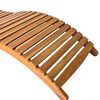 vidaXL Folding Sun Lounger Solid Acacia Wood