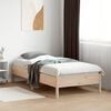 vidaXL Bed Frame without Mattress 90x190 cm Single Solid Wood Pine
