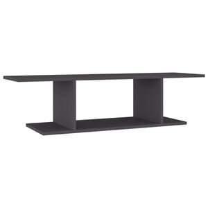 vidaXL Tv Cabinet | Grey | Engineered wood | Medium | Wall mounting