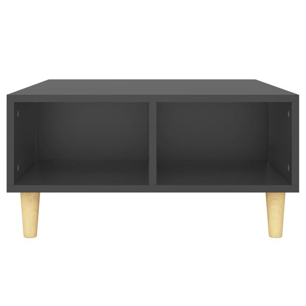 vidaXL Coffee Table Grey 60x60x30 cm Engineered Wood