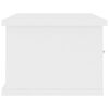vidaXL Wall-mounted Drawer Shelf White 60x26x18.5 cm Engineered Wood