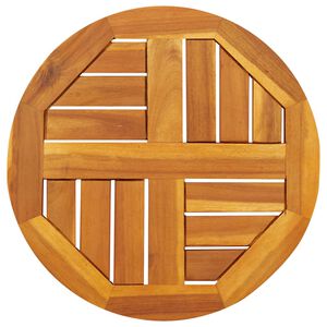 vidaXL Table Top &Oslash;40x2 cm Round Solid Wood Acacia