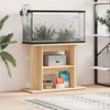 vidaXL Aquarium Stand Sonoma Oak 80x35x60 cm Engineered Wood