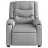 vidaXL Massage Recliner Chair Light Grey Fabric