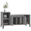 vidaXL TV Cabinet Grey Sonoma 100x35x55 cm Engineered Wood