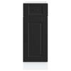 vidaXL Kitchen Base Cabinet&nbsp;Porto Black Engineered Wood