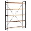 vidaXL 5-Tier Bookcase 140x30x180 cm Solid Reclaimed Wood