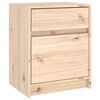 vidaXL Bedside Cabinet | Solid Pinewood | Medium | Bedside Cabinet | Rectangular
