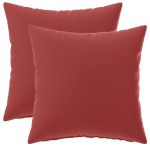 vidaXL Cushion with Pillow HEERLEN 2 pcs Wine Red Polyester