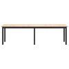 vidaXL Bench Natural 160 x 35 x 45 cm Solid Pine Wood