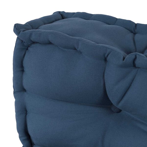 vidaXL Sofa Cushion 2 pcs Indigo Fabric