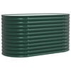 vidaXL Garden Raised Bed Green 160 x 80 x 81 cm Steel