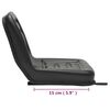 vidaXL Universal Tractor Seat Black