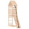 vidaXL Playhouse with Climbing Wall Solid Wood Pine