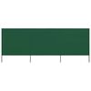 vidaXL 3-panel Wind Screen Fabric 400x120 cm Green