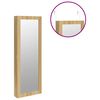 vidaXL Mirror Jewellery Cabinet Wall Mounted 37.5x10x106 cm