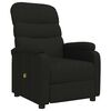 vidaXL Massage Chair Black Fabric