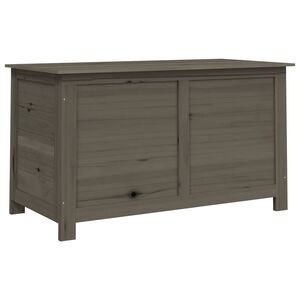 vidaXL Outdoor Cushion Box Anthracite 100x50x56 cm Solid Wood Fir