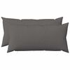 vidaXL Cushion Cover 2 pcs HEERLEN Light Grey 40 x 80 cm Fabric