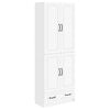 vidaXL Cabinet Set 2 pcs White Engineered Wood