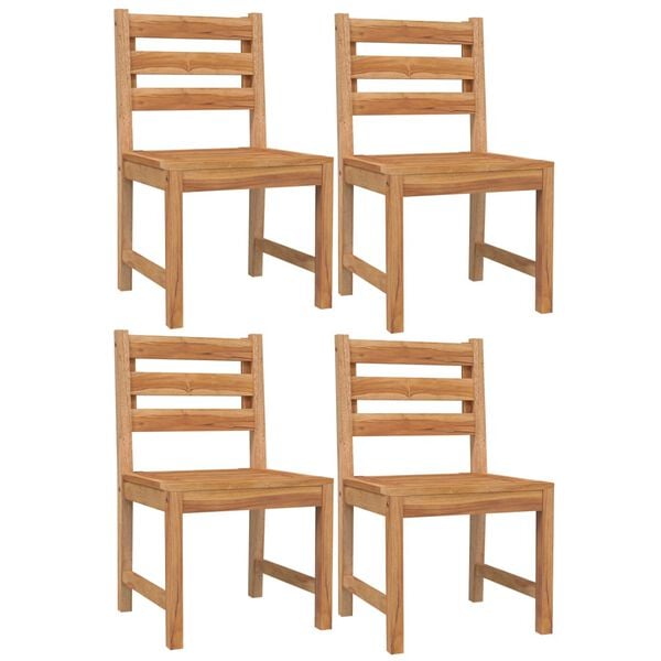 vidaXL 5 Piece Garden Dining Set Solid Wood Teak