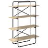 vidaXL Bookshelf 4-Tier 100 x 35 x 140 cm PB Sonoma Oak