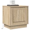 vidaXL Bedside Cabinet 2 pcs Sonoma Oak 44 x 34.5 x 45 cm