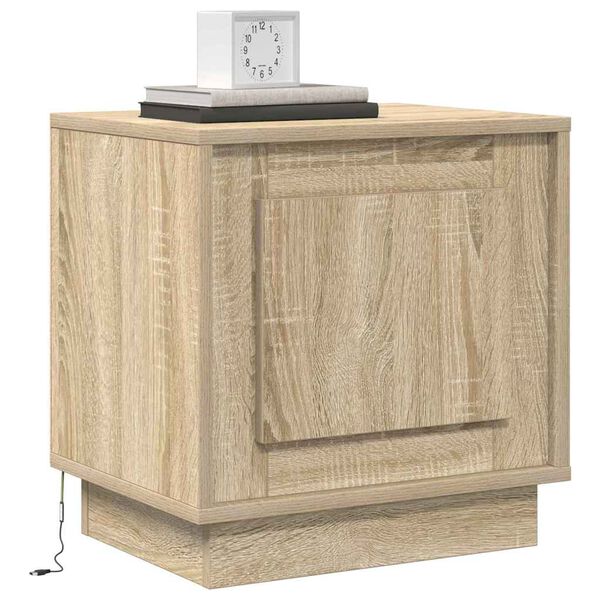vidaXL Bedside Cabinet 2 pcs Sonoma Oak 44 x 34.5 x 45 cm