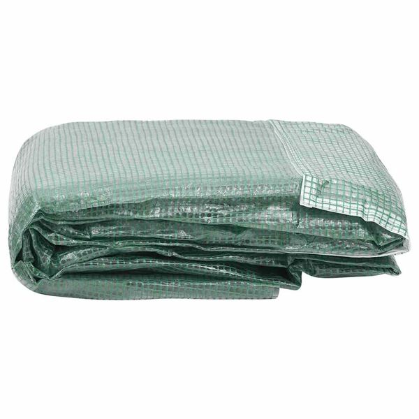 vidaXL Greenhouse Replacement Cover (4.5 m²) 300x150x200 cm Green