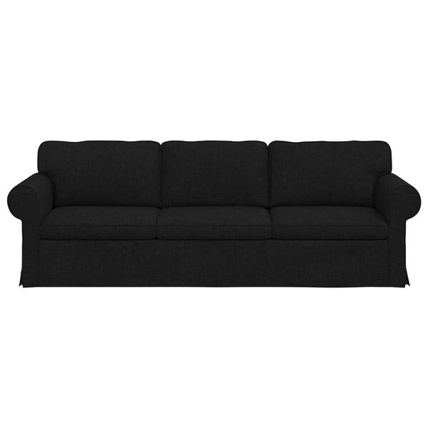 vidaXL Sofa Black Overall dimensions: 245 x 82 x 80 cm (W x D x H)