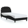 vidaXL Bed Frame "Viana" without Mattress Black 90x190 cm Faux Leather