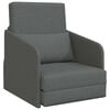 vidaXL Sofa Bed Dark Grey 65 x 80 x 83 cm Fabric
