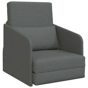 vidaXL Sofa Bed Dark Grey 65 x 80 x 83 cm Fabric