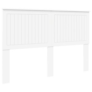 vidaXL Headboard White Engineered wood
