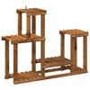 vidaXL Plant Stand Natural 90 x 25 x 73 cm Solid Acacia Wood