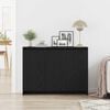 vidaXL Sideboard Black 102 x 33 x 75 cm Engineered wood