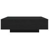 vidaXL Coffee Table Black Oak 100 x 100 x 31 cm Engineered Wood