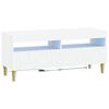 vidaXL LED TV Cabinet White Engineered Wood
