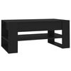 vidaXL Coffee Table | Black | Engineered wood | 102x55x45 cm | Coffee Table