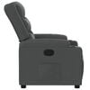vidaXL Recliner Chair Dark Grey Fabric