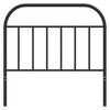 vidaXL Metal Headboard Black 107 cm