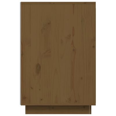 vidaXL Desk Honey Brown 140x50x75 cm Solid Wood Pine