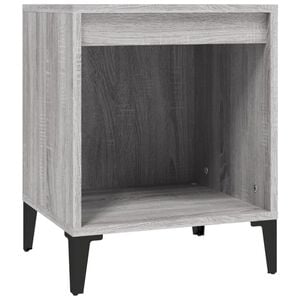 vidaXL Bedside Cabinet Grey Sonoma 40x35x50 cm