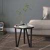 vidaXL Tea Table Sonoma Oak &Oslash;35 cm MDF