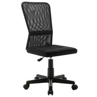 vidaXL Office Chair Black 44x52x100 cm Mesh Fabric